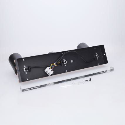 Brilagi - Bodové svietidlo SELE WOOD ACOUSTIC 3xGU10/30W/230V čierna/drevo