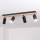 Brilagi - Bodové svietidlo SELE WOOD ACOUSTIC 4xGU10/30W/230V čierna/drevo