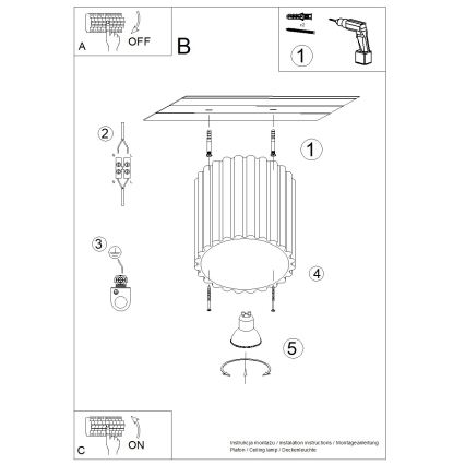 Brilagi - Bodové svietidlo SFERA 1xGU10/10W/230V pr. 10 cm ružové