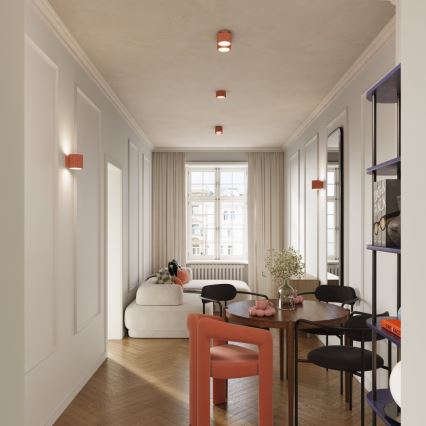 Brilagi - Bodové svietidlo SFERA 1xGX53/30W/230V pr. 10 cm ružová