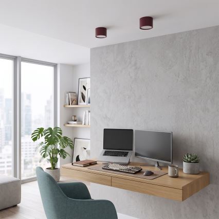 BRILAGI - Bodové svietidlo SMOOTH 1xGX53/15W/230V 60x82 mm bordová