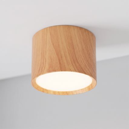 BRILAGI - Bodové svietidlo SMOOTH 1xGX53/15W/230V 60x82 mm dubový dekor
