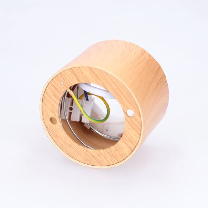 BRILAGI - Bodové svietidlo SMOOTH 1xGX53/15W/230V 60x82 mm dubový dekor