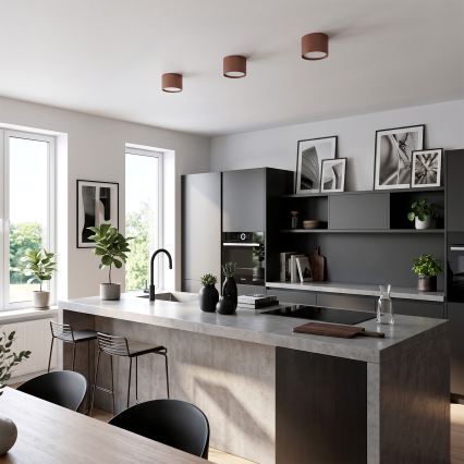 BRILAGI - Bodové svietidlo SMOOTH 1xGX53/15W/230V 60x82 mm hnedé