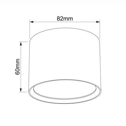 BRILAGI - Bodové svietidlo SMOOTH 1xGX53/15W/230V 60x82 mm hnedé