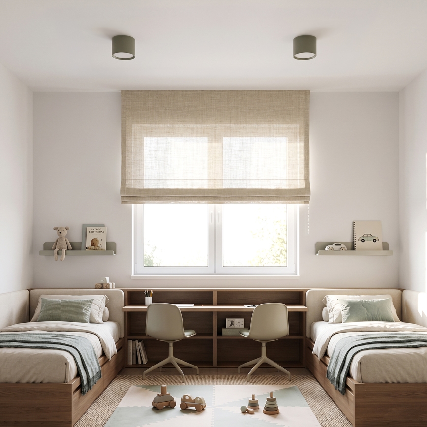 BRILAGI - Bodové svietidlo SMOOTH 1xGX53/15W/230V 60x82 mm tmavozelená
