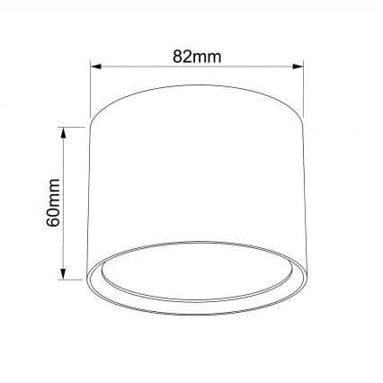 BRILAGI - Bodové svietidlo SMOOTH 1xGX53/15W/230V 60x82 mm tmavozelená
