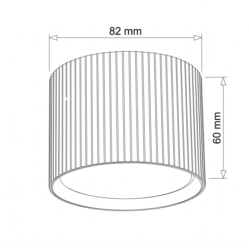 BRILAGI - Bodové svietidlo STRIPY 1xGX53/15W/230V 60x82 mm hnedá