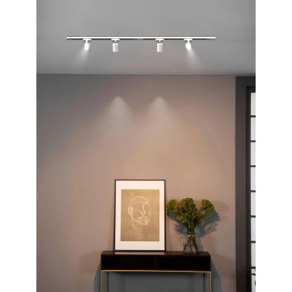 Brilagi - Bodové svietidlo v lištovom systéme HUSKY 4xGU10/10W/230V biela