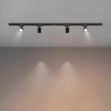 Brilagi - Bodové svietidlo v lištovom systéme HUSKY 4xGU10/10W/230V čierna