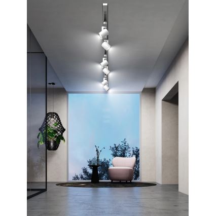 Brilagi - Bodové svietidlo v lištovom systéme HUSKY 6xGU10/10W/230V biela