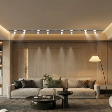 Brilagi - Bodové svietidlo v lištovom systéme HUSKY 8xGU10/10W/230V biela