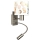 Brilagi - Detská flexibilná nástenná LED lampa BOBO 1xE27/25W/230V + LED/3W matný chróm/biela/zvieratká