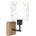 Brilagi - Detská nástenná lampa BOBO WOOD 1xE27/25W/230V dub/čierna/biela/zajačiky