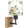Brilagi - Detská nástenná lampa BOBO WOOD 1xE27/25W/230V dub/čierna/biela/zelená/džungľa