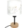 Brilagi - Detská stolná lampa BOBO WOOD 1xE27/25W/230V dub/čierna/biela/jednorožce