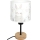 Brilagi - Detská stolná lampa BOBO WOOD 1xE27/25W/230V dub/čierna/biela/králičky