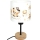 Brilagi - Detská stolná lampa BOBO WOOD 1xE27/25W/230V dub/čierna/biela/medvedíky