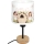 Brilagi - Detská stolná lampa BOBO WOOD 1xE27/25W/230V dub/čierna/biela/ružová/víly