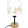Brilagi - Detská stolná lampa BOBO WOOD 1xE27/25W/230V dub/čierna/biela/zvieratká