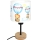 Brilagi - Detská stolná lampa BOBO WOOD 1xE27/25W/230V dub/čierna/biela/zvieratká
