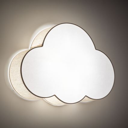 Brilagi - Detské stropné svietidlo NIMBUS 4xE27/15W/230V 46x63 cm béžová