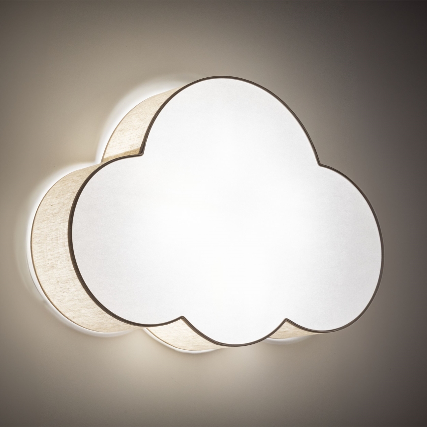 Brilagi - Detské stropné svietidlo NIMBUS 4xE27/15W/230V 46x63 cm béžová