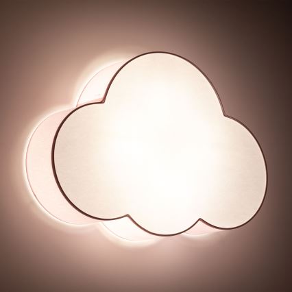 Brilagi - Detské stropné svietidlo NIMBUS 4xE27/15W/230V ružové