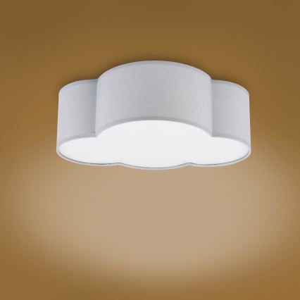 Brilagi - Detské stropné svietidlo NIMBUS MINI 2xE27/15W/230V sivá