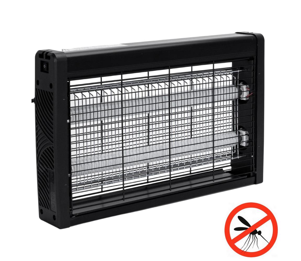 Brilagi - Elektrický lapač hmyzu 2xUV/10W/230V 60 m2 čierna B10503ADCD