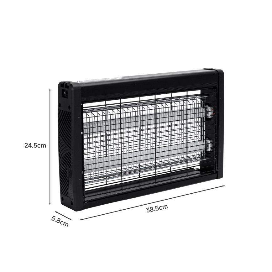 Brilagi - Elektrický lapač hmyzu 2xUV/10W/230V 60 m2
