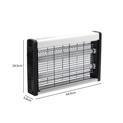 Brilagi - Elektrický lapač hmyzu 2×UV/20W/230V, vhodný na plochu do 100 m²
