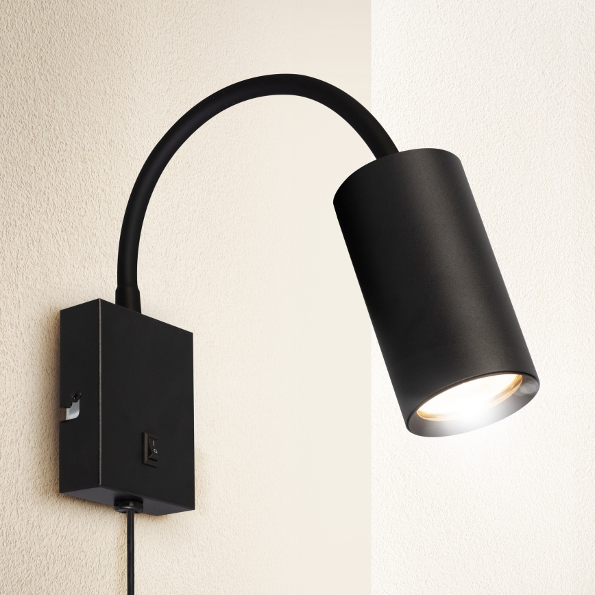 Brilagi - Flexibilná nástenná lampa SELE 1xGU10/30W/230V čierna