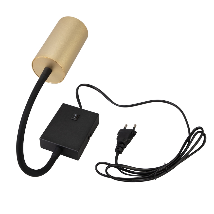 Brilagi - Flexibilná nástenná lampa SELE 1xGU10/30W/230V čierna/zlatá