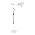 Brilagi - Flexibilná stojacia lampa TASKER 1xE27/60W/230V 157 cm biela