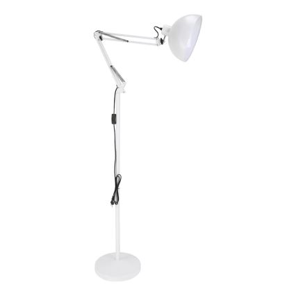 Brilagi - Flexibilná stojacia lampa TASKER 1xE27/60W/230V 157 cm biela