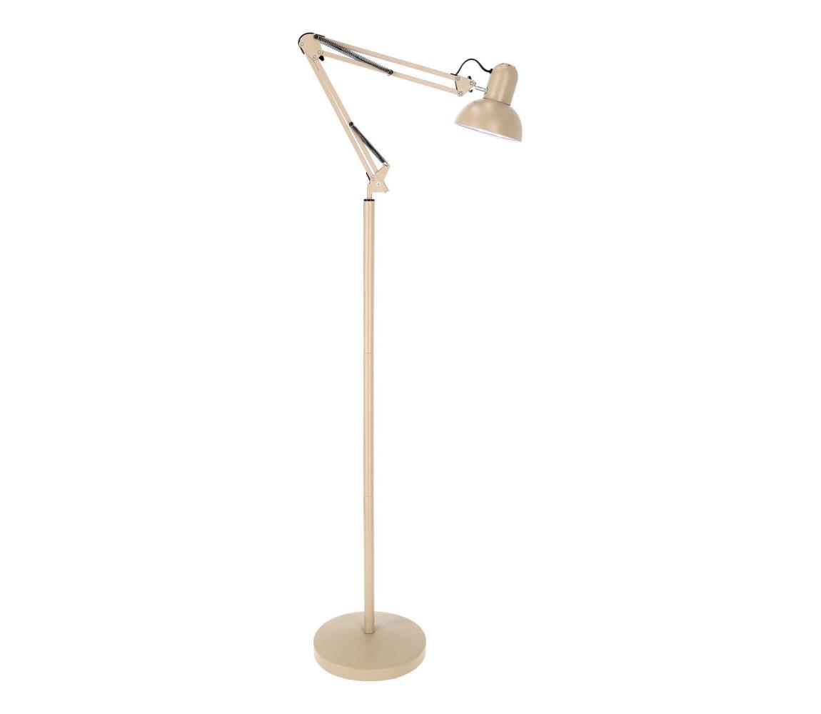Brilagi - Flexibilná stojacia lampa TASKER 1xE27/60W/230V 184 cm béžová 004948