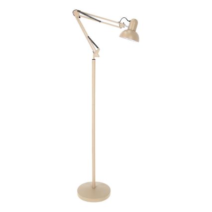 Brilagi - Flexibilná stojacia lampa TASKER 1xE27/60W/230V 184 cm béžová