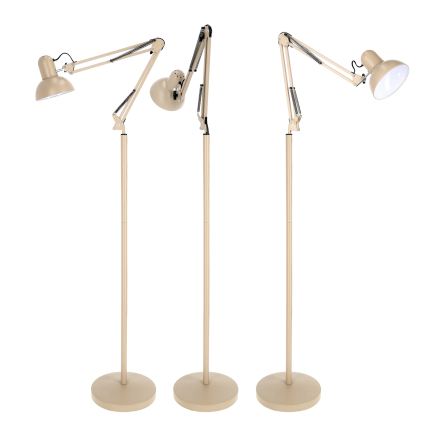 Brilagi - Flexibilná stojacia lampa TASKER 1xE27/60W/230V 184 cm béžová