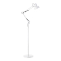 Brilagi - Flexibilná stojacia lampa TASKER 1xE27/60W/230V 184 cm biela