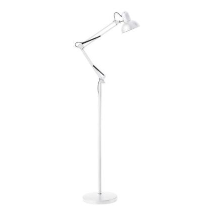 Brilagi - Flexibilná stojacia lampa TASKER 1xE27/60W/230V 184 cm biela
