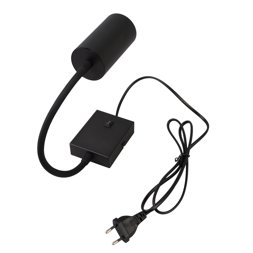 Brilagi - Flexibilná nástenná lampa s vypínačom SELE 1xGU10/30W/230V čierna/zlatá