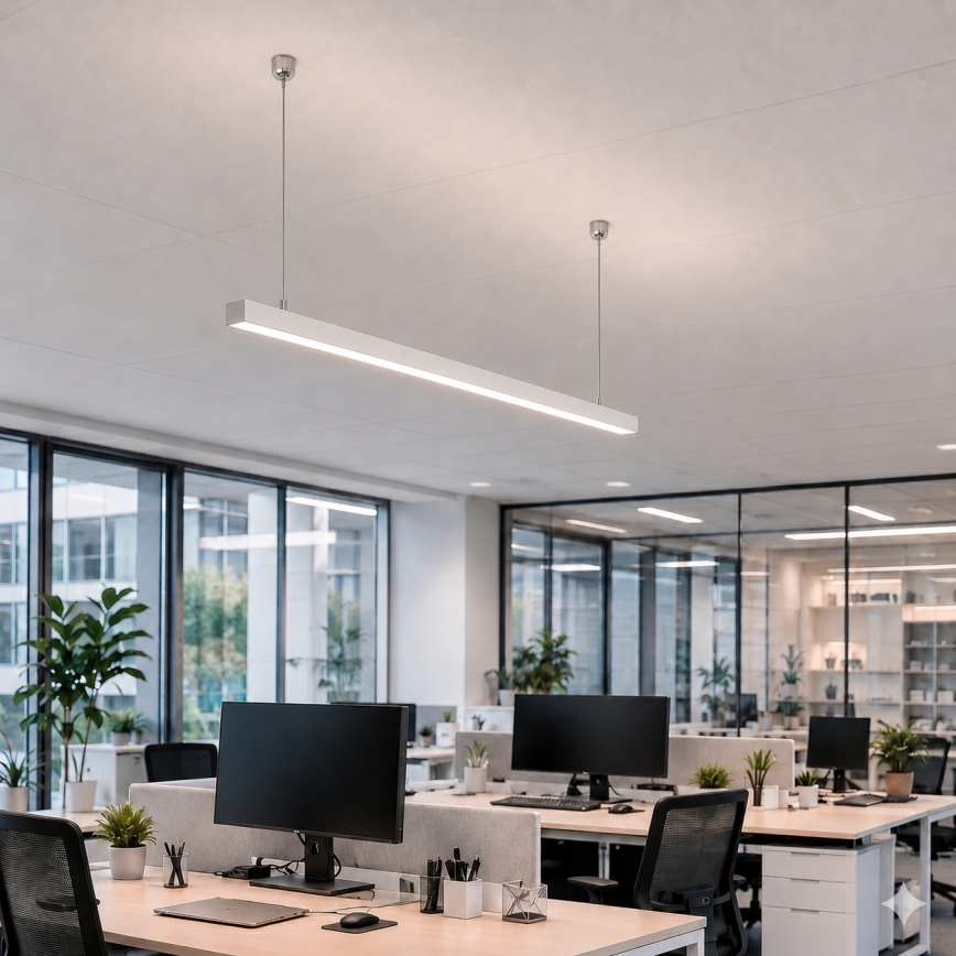 Brilagi - LED závesné svietidlo FULLDAY LED/20/30/40W/230V 2700/4000/6000K 120 cm biela