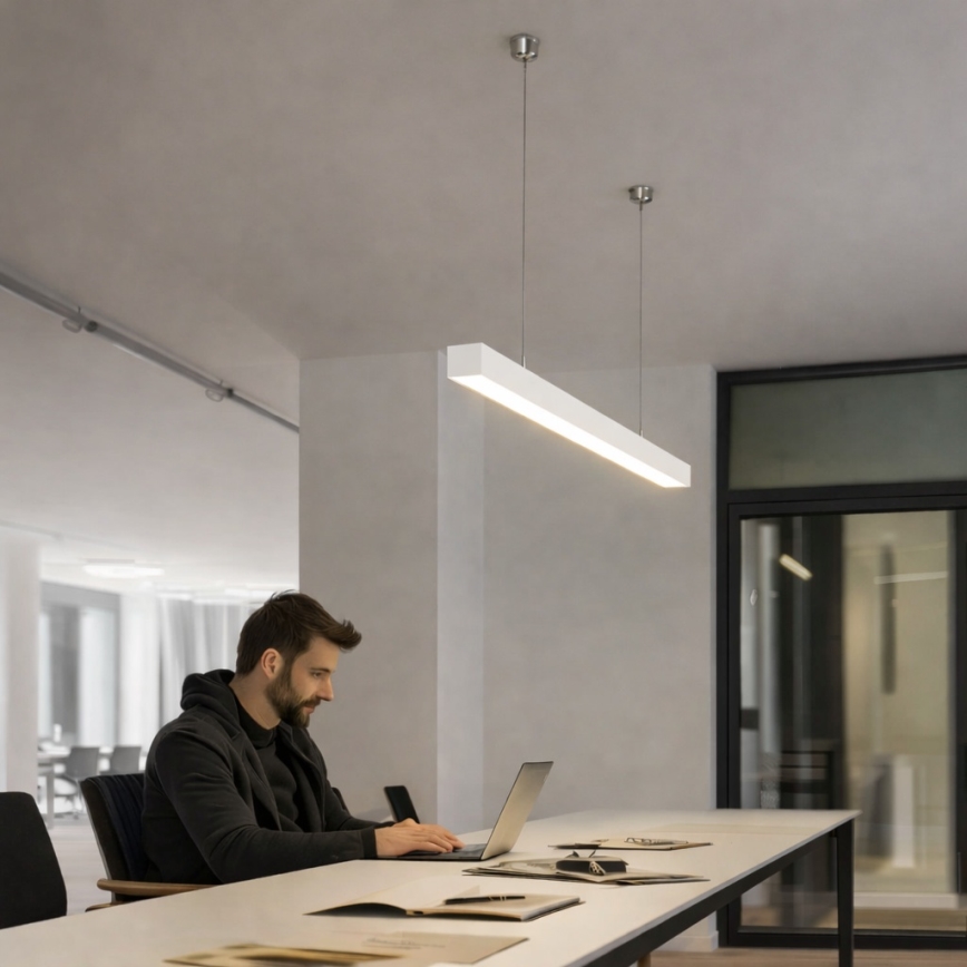 Brilagi - LED závesné svietidlo FULLDAY LED/20/30/40W/230V 2700/4000/6000K 120 cm biela
