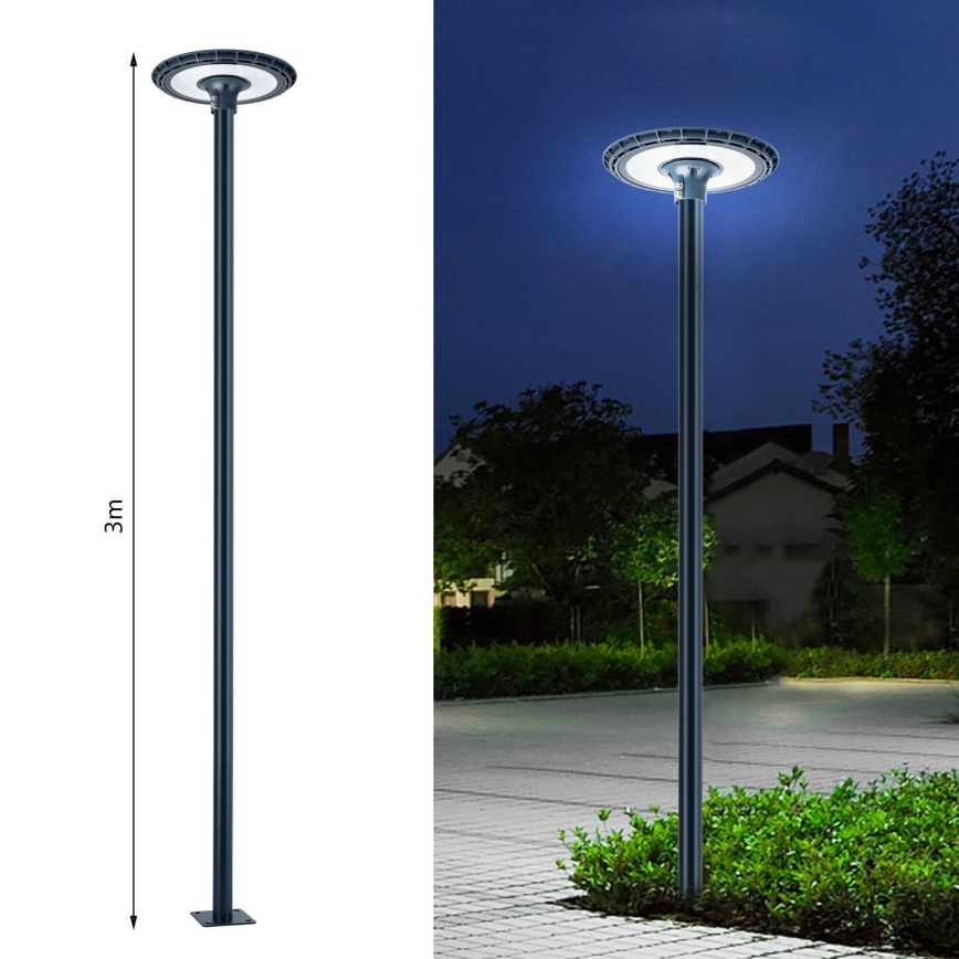 Brilagi - Kovová tyč pre stĺp vonkajšieho osvetlenia URBAN 3 m stožiar pr. 58 mm antracit