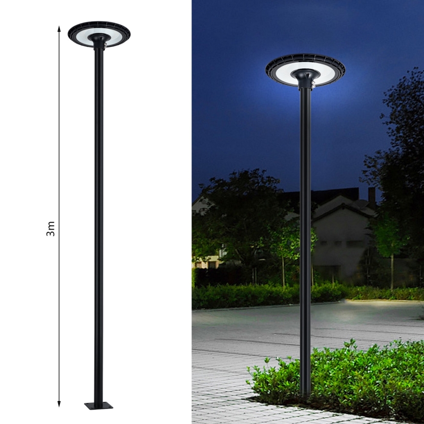 Brilagi - Kovová tyč pre stĺp vonkajšieho osvetlenia URBAN 3 m stožiar pr. 58 mm čierna