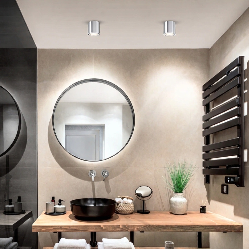 Brilagi - Kúpeľňové bodové svietidlo MIA 1xGU10/30W/230V 84x80 mm lesklý chróm IP54