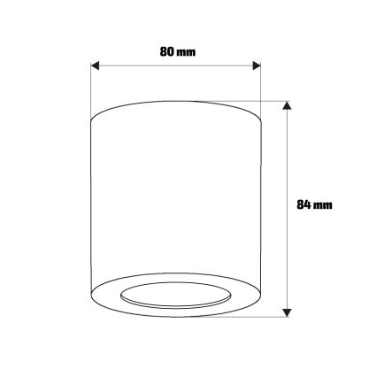 Brilagi - Kúpeľňové bodové svietidlo MIA 1xGU10/30W/230V 84x80 mm lesklý chróm IP54