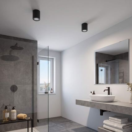 BRILAGI - Kúpeľňové bodové svietidlo MIA 1xGU10/30W/230V 84x80 mm čierna IP54
