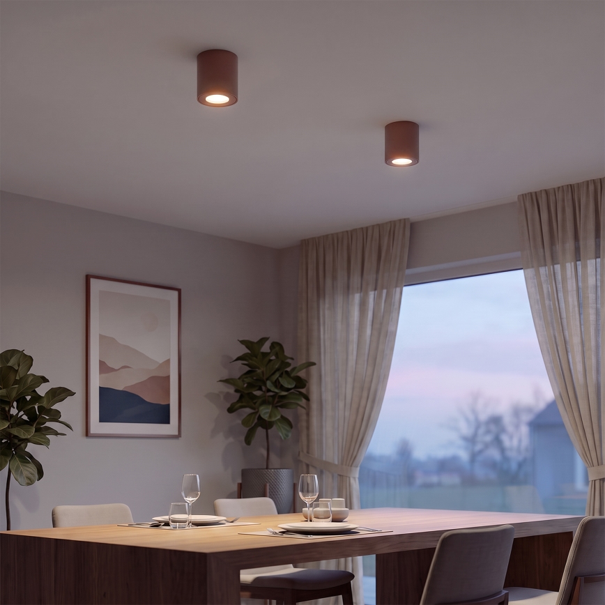 Brilagi - Kúpeľňové bodové svietidlo MIA 1xGU10/30W/230V 84x80 mm hnedá IP54
